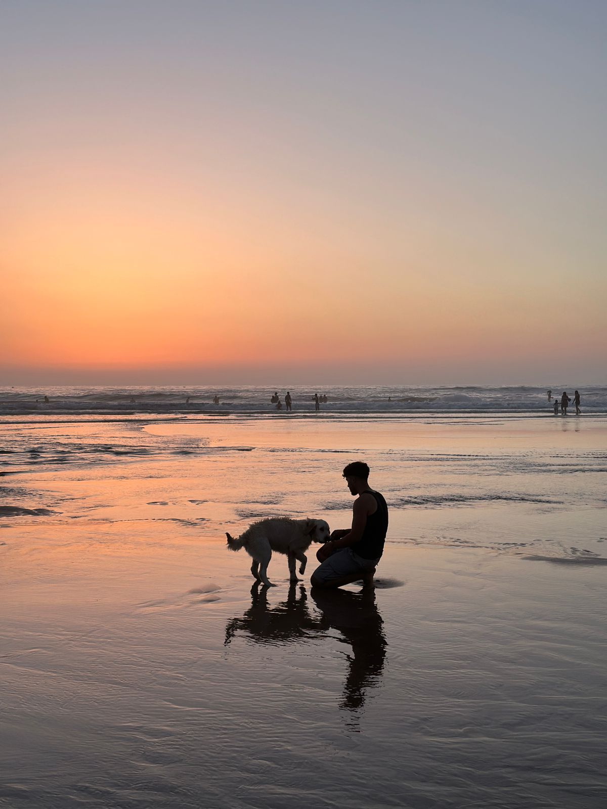 Photographie au coucher du soleil